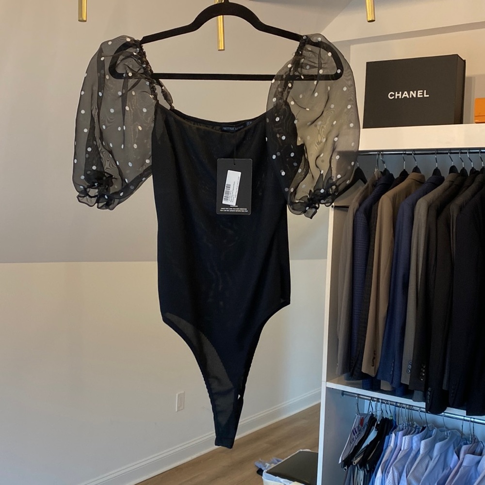 PLT Puff Sleeve Body Suit